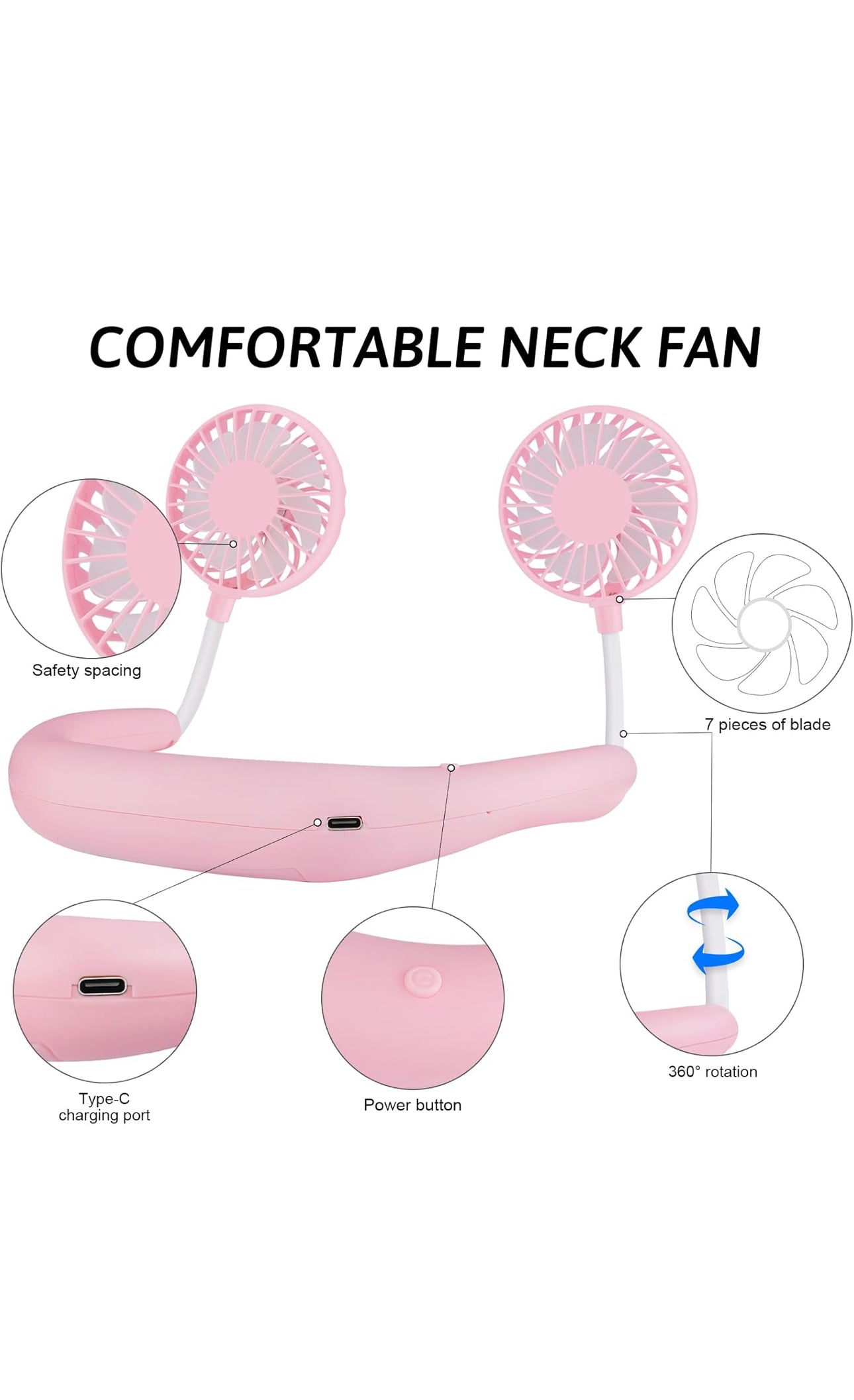 Portable Neck Fan